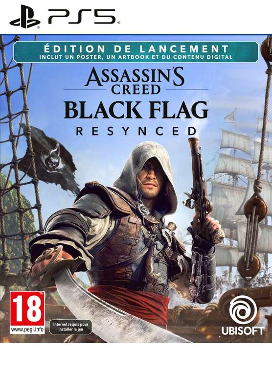 Jeu Assassin's Creed Black Flag Resynced Launch Edition sur PS5 et Xbox Series X