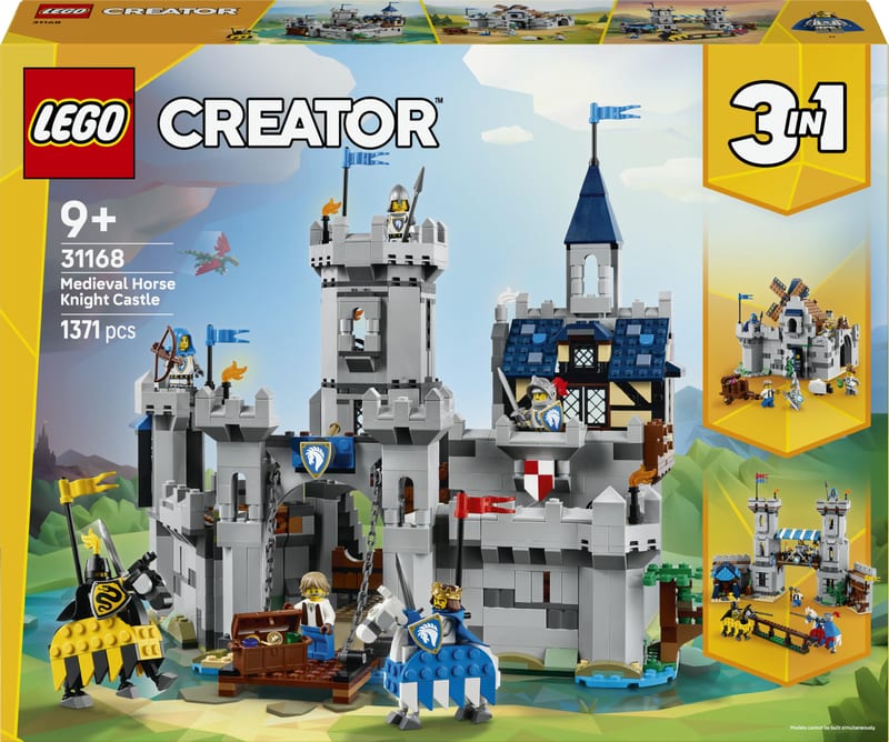 Jeu de construction LEGO Creator 3-en-1 31168 Le château médiéval des chevaliers – coupon à activer