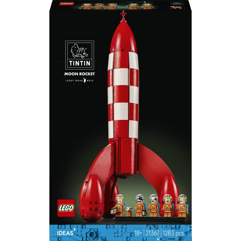 Set de construction LEGO Ideas 21367 La fusée de Tintin, 1283 pièces – avec code promo