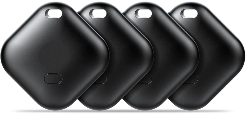 Lot de 4 traqueurs Bluetooth connectés pour appareils Android, certifiés Google