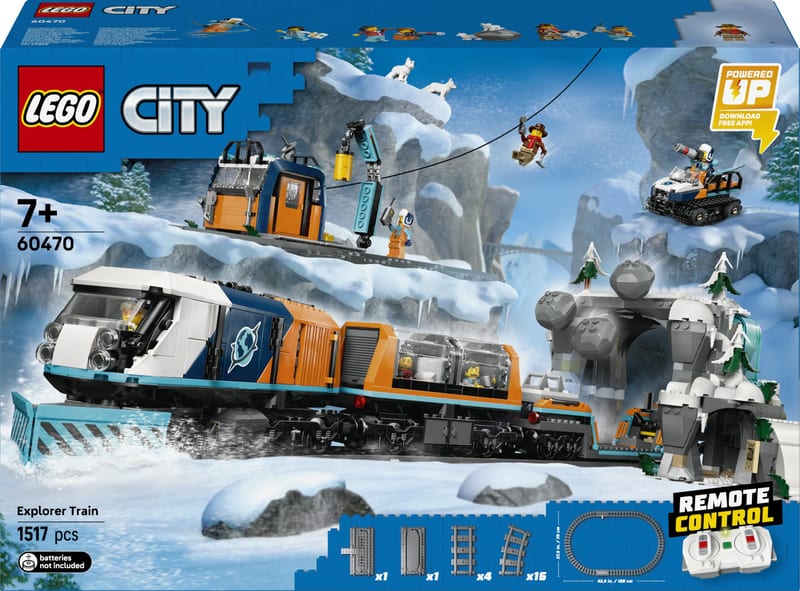 Jouet LEGO City Le Train Express des explorateurs en Arctique 60470 – avec coupon