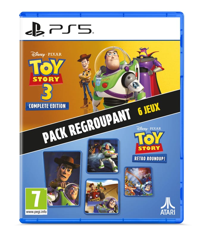 Jeux PS5 Toy Story: Retro Roundup! et Toy Story 3 Complete Edition – double pack