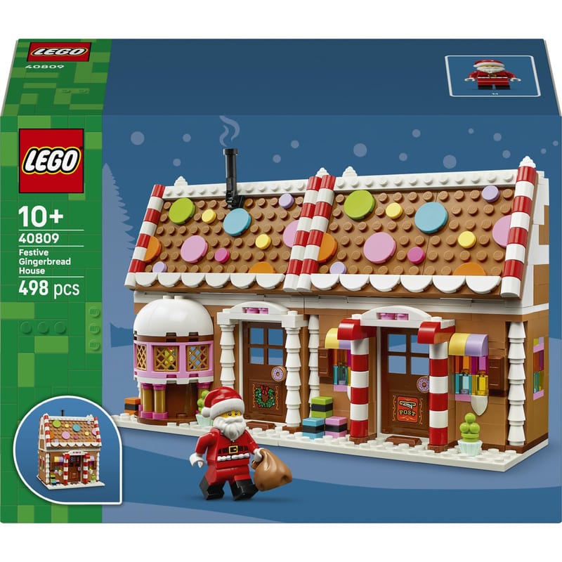 Jeu de construction LEGO La Maison en pain d'épices festive 40809 – livraison gratuite