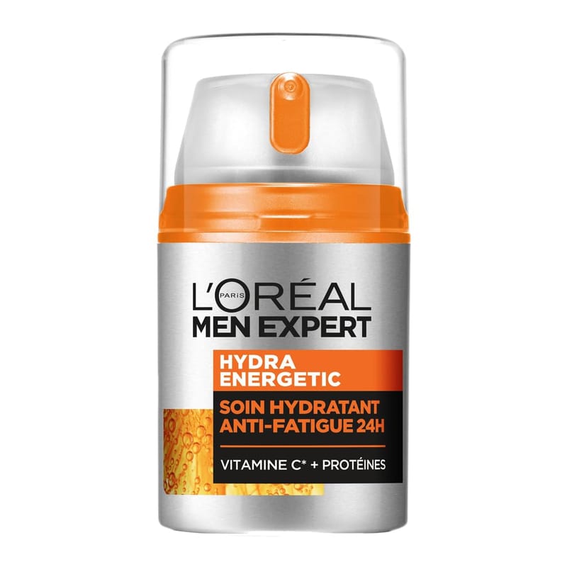 Soin hydratant anti-fatigue L'Oréal Men Expert Hydra Energetic 50 ml – via Prévoyez et Économisez