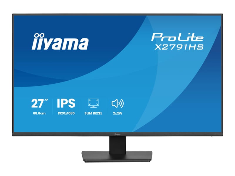 Écran PC 27 pouces iiyama Prolite XB2791HS-B1 – dalle IPS Full HD, 120 Hz, 1 ms