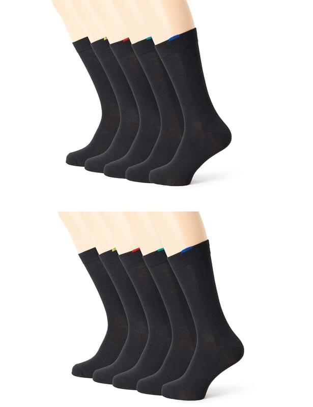 Lot de 10 paires de chaussettes homme Dim, talon et pointes renforcés – taille 39/42