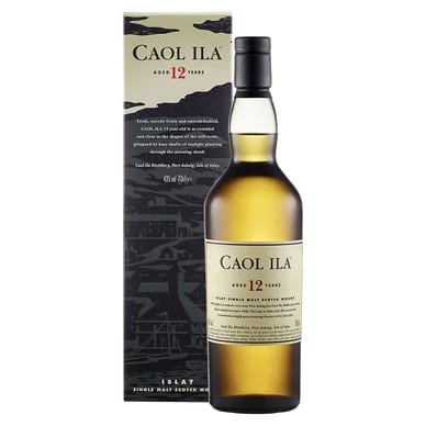 Whisky écossais single malt Caol Ila 12 ans d'Islay – avec la carte fidélité Courses U
