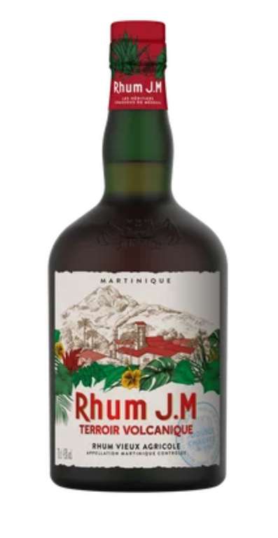Rhum vieux agricole JM Terroir Volcanique Martinique, 70 cl, 43 % vol. – offre en retrait magasin
