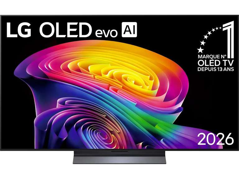 Téléviseur LG OLED65C6 65 pouces OLED Evo 4K 165 Hz – réservé aux adhérents Fnac