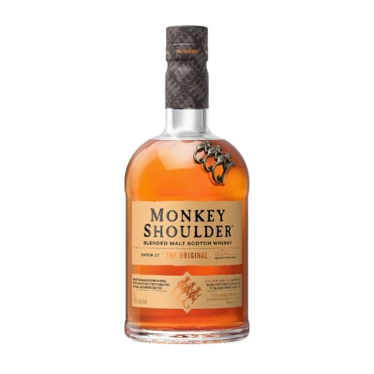 Whisky écossais Monkey Shoulder Single Malt, bouteille de 1 L, 40 % vol. – chez Carrefour