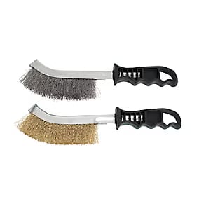 Brosse à main métallique SF57 de 25 x 12 cm – vendue par Castorama