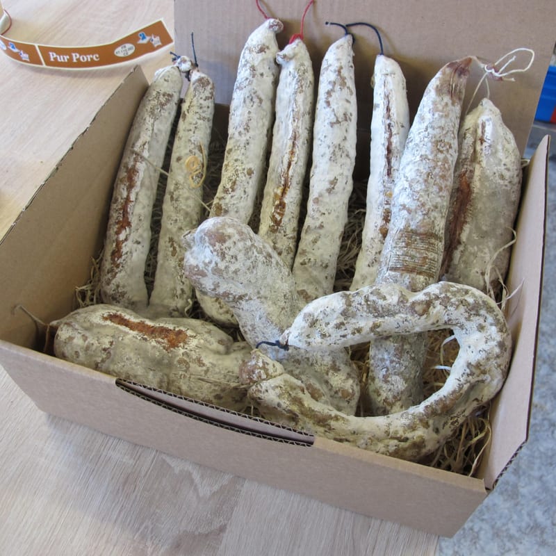 Panier anti-gaspi de saucissons artisanaux déclassés La Boutique des Saucissons, environ 2 kg